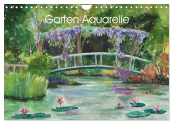 Garten Aquarelle (Wandkalender 2026 DIN A4 quer), CALVENDO Monatskalender - Jitka Krause