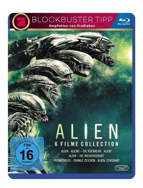 Alien 1-6 - Jon Spaihts, Damon Lindelof, Dan Obannon, Ronald Shusett, Walter Hill