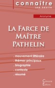 Cover-Bild zum Titel 'Fiche de lecture La Farce de Maître Pathelin (Analyse littéraire de référence et résumé complet)' von 'Anonyme'