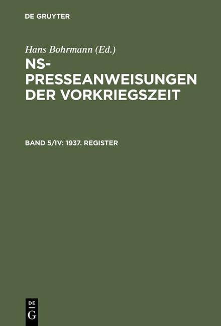 1937. Register - 