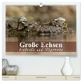 Große Echsen. Krokodile und Alligatoren (hochwertiger Premium Wandkalender 2024 DIN A2 quer), Kunstdruck in Hochglanz - Elisabeth Stanzer