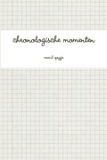 Cover-Bild zum Titel 'chronologische momenten' von 'Raoul Qayjo'