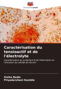 Cover-Bild zum Titel 'Caractérisation du tensioactif et de l'électrolyte' von 'Smita Bedis, Priyadarshani Kamble'