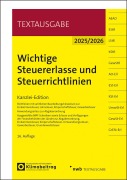 Cover-Bild zum Titel 'Wichtige Steuererlasse und Steuerrichtlinien' von ''