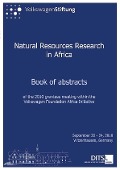 Cover-Bild zum Titel 'Natural Resources Research in Africa' von ''