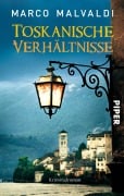 Cover-Bild zum Titel 'Toskanische Verhältnisse' von 'Marco Malvaldi'