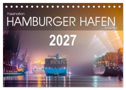 Cover-Bild zum Titel 'Faszination Hamburger Hafen (Tischkalender 2027 DIN A5 quer), CALVENDO Monatskalender' von 'Kuk-Foto Kai-Uwe Klauß'