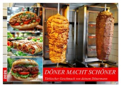 Cover-Bild zum Titel 'Döner macht schöner, türkischer Geschmack von deinem Dönermann (Tischkalender 2026 DIN A5 quer), CALVENDO Monatskalender' von 'Mb Fotografie'