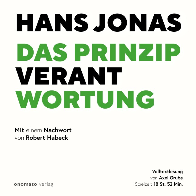 Das Prinzip Verantwortung - Hans Jonas