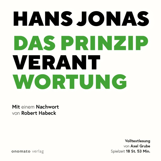 Das Prinzip Verantwortung - Hans Jonas