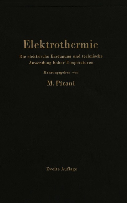 Elektrothermie - Marcello Pirani