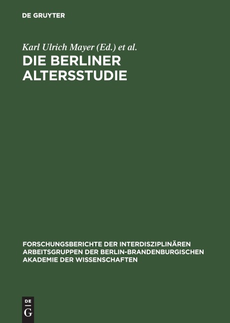 Die Berliner Altersstudie - 