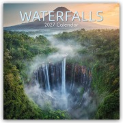 Cover-Bild zum Titel 'Waterfalls - Wasserfälle 2027 - 16-Monatskalender' von 'Gifted Stationery Co. Ltd'