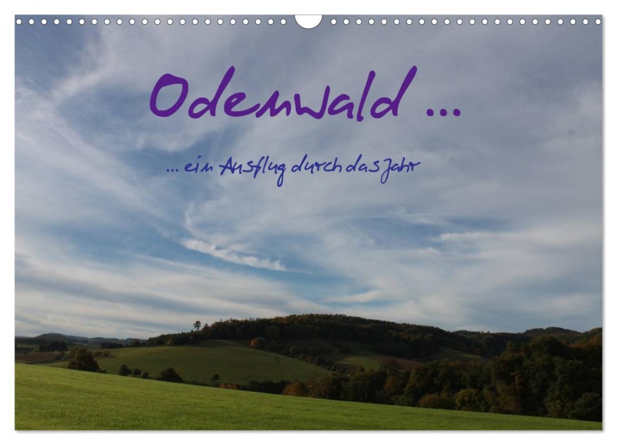 Odenwald ... ein Ausflug durch das Jahr (Wandkalender 2026 DIN A3 quer), CALVENDO Monatskalender - Gert Kropp