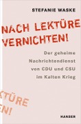 Cover-Bild zum Titel '"Nach Lektüre vernichten!"' von 'Stefanie Waske'