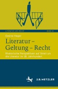 Cover-Bild zum Titel 'Literatur - Geltung - Recht' von 'Gesine Heger'