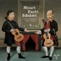 Cover-Bild zum Titel 'Mozart,Haydn,Schubert' von 'Pavel Steidl Edin Karamazov'