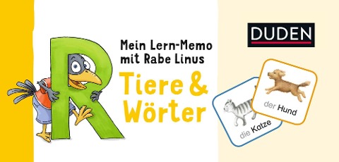 Mein Lern-Memo mit Rabe Linus - Tiere & Wörter - Dorothee Raab