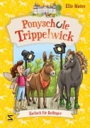 Cover-Bild zum Titel 'Ponyschule Trippelwick - Eselisch für Anfänger' von 'Ellie Mattes'