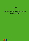 Cover-Bild zum Titel 'Das Wesen des Geistes und der Geistigen Welt' von 'C. Giles'