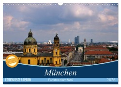 Cover-Bild zum Titel 'München - Facetten einer Stadt (Wandkalender 2026 DIN A3 quer), CALVENDO Monatskalender' von 'Christoph Höfer'