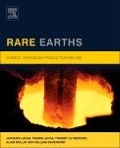 Cover-Bild zum Titel 'Rare Earths' von 'Jacques Lucas, William G. Davenport, Pierre Lucas, Alain Rollat, Thierry Le Mercier'