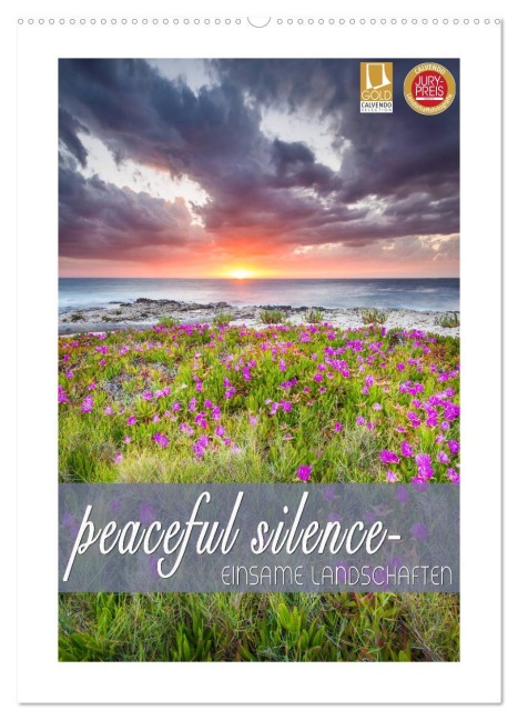 peaceful silence - einsame Landschaften (Wandkalender 2026 DIN A2 hoch), CALVENDO Monatskalender - Denis Feiner