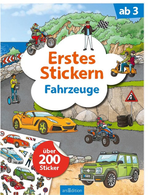 Erstes Stickern Fahrzeuge - 