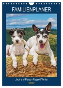 Cover-Bild zum Titel 'Familienplaner Jack und Parson Russell Terrier (Wandkalender 2027 DIN A4 hoch), CALVENDO Monatskalender' von 'Sigrid Starick'