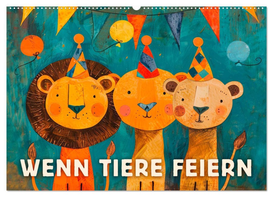 Wenn Tiere feiern (Wandkalender 2026 DIN A2 quer), CALVENDO Monatskalender - Erich Krätschmer