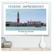 Cover-Bild zum Titel 'Venedig Impressionen (hochwertiger Premium Wandkalender 2026 DIN A2 quer), Kunstdruck in Hochglanz' von 'Aneta Zofia Brinker'