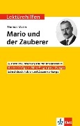 Cover-Bild zum Titel 'Lektürehilfen Thomas Mann, Mario und der Zauberer' von ''