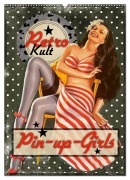 Cover-Bild zum Titel 'Retro Kult Pin-up-Girls (Wandkalender 2026 DIN A2 hoch), CALVENDO Monatskalender' von 'Renate Utz'