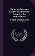 Cover-Bild zum Titel 'Sieben Vorlesungen Aus Der Analytischen Geometrie Der Kegelschnitte' von 'Ludwig Otto Hesse'