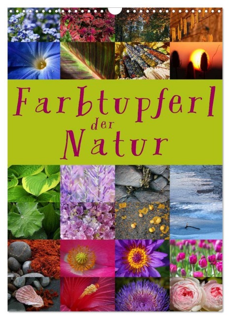 Farbtupferl der Natur (Wandkalender 2026 DIN A3 hoch), CALVENDO Monatskalender - Martina Cross