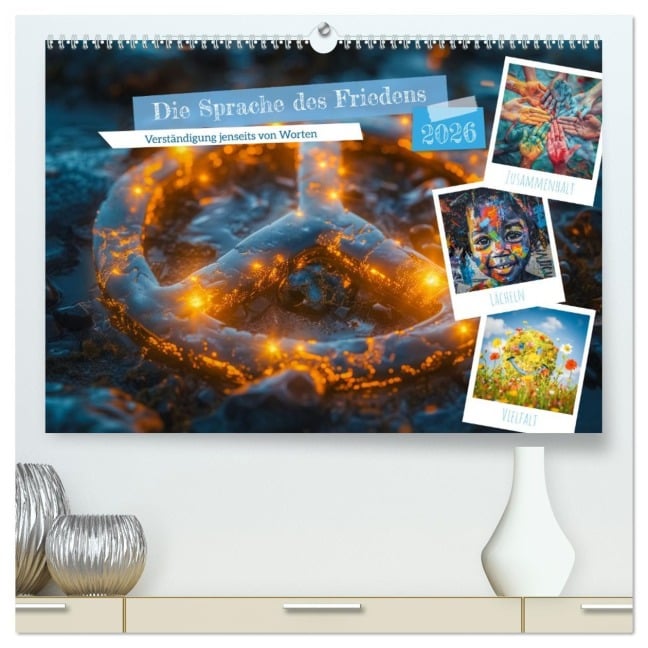 Die Sprache des Friedens (hochwertiger Premium Wandkalender 2026 DIN A2 quer), Kunstdruck in Hochglanz - Steffen Gierok-Latniak