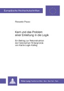 Cover-Bild zum Titel 'Kant und das Problem einer Einleitung in die Logik' von 'Riccardo Pozzo'