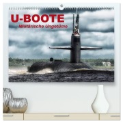 Cover-Bild zum Titel 'U-Boote - Militärische Ungetüme (hochwertiger Premium Wandkalender 2026 DIN A2 quer), Kunstdruck in Hochglanz' von 'Elisabeth Stanzer'