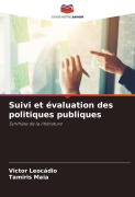 Cover-Bild zum Titel 'Suivi et évaluation des politiques publiques' von 'Victor Leocádio, Tamiris Maia'