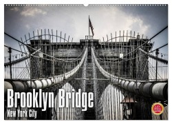 Brooklyn Bridge - New York City (Wandkalender 2026 DIN A2 quer), CALVENDO Monatskalender - Oliver Pinkoss Photostorys