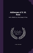 Cover-Bild zum Titel 'Addresses of U. M. Rose' von 'Uriah M Rose'