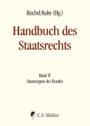 Cover-Bild zum Titel 'Handbuch des Staatsrechts - Neuausgabe' von ''