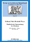 Cover-Bild zum Titel 'Musikalische Unterweisung im Altertum' von 'Eckhard Nolte, Reinhold Weyer'