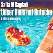 Cover-Bild zum Titel 'Unser Haus mit Rutsche' von 'Safia Al Bagdadi'