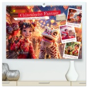 Cover-Bild zum Titel 'Chinesische Fantasy - Szenen inspiriert von Anime und Tradition (hochwertiger Premium Wandkalender 2026 DIN A2 quer), Kunstdruck in Hochglanz' von 'Anja Frost'