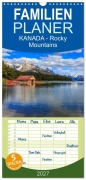 Cover-Bild zum Titel 'Familienplaner 2027 - KANADA - Rocky Mountains mit 5 Spalten (Wandkalender, 21 x 45 cm) CALVENDO' von 'Martin Büchler Und Christine Berkhoff'