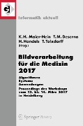 Cover-Bild zum Titel 'Bildverarbeitung für die Medizin 2017' von ''