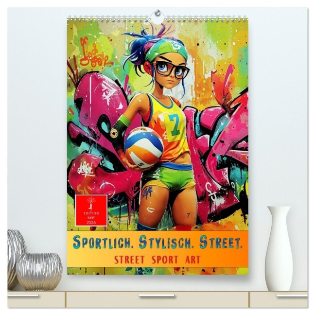 Sportlich. Stylisch. Street. (hochwertiger Premium Wandkalender 2026 DIN A2 hoch), Kunstdruck in Hochglanz - Roder Roder