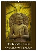 Der Buddhistische Weisheiten Kalender (Wandkalender 2025 DIN A2 hoch), CALVENDO Monatskalender - AD DESIGN Photo PhotoArt Dölling