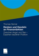 Cover-Bild zum Titel 'Denken und Handeln an Finanzmärkten' von 'Thomas Gerner'